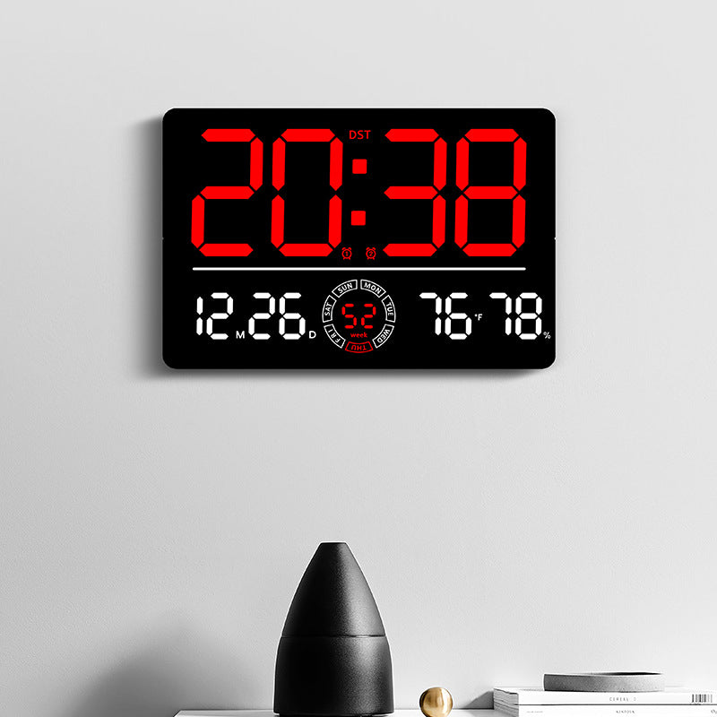 Digital Multifunction Alarm Clock with Hygrometer and Temperature Display Bowlift