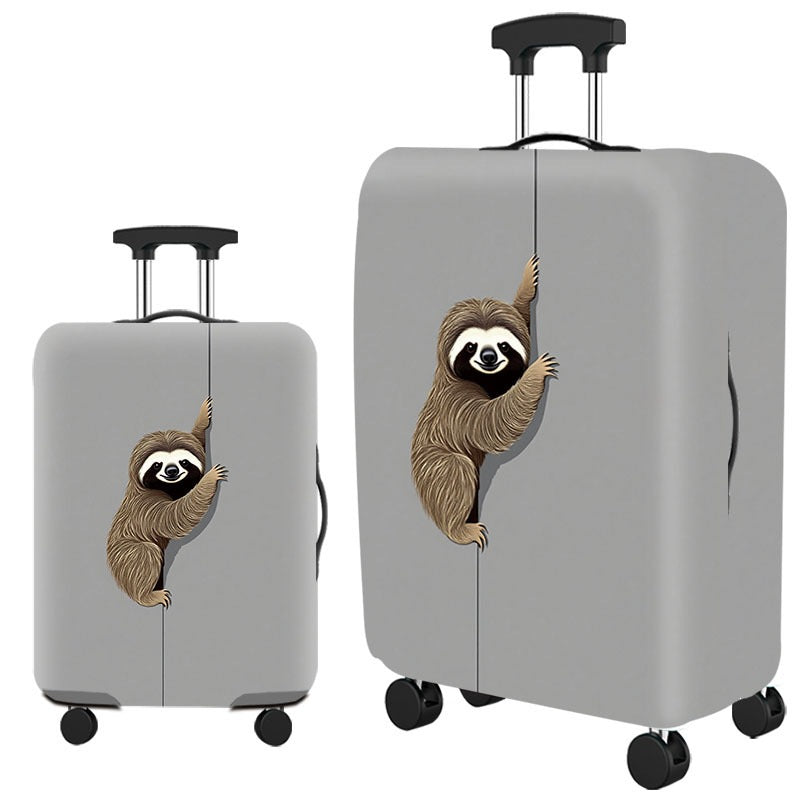 Artistic Cat-Themed Hard Shell Suitcase Bowlift