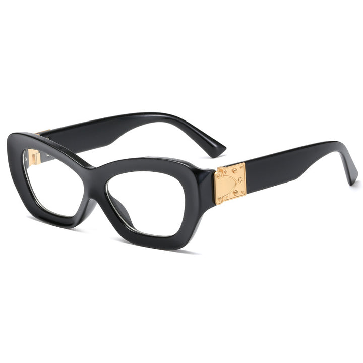 Ladies extravagant structured corrective glasses Bowlift