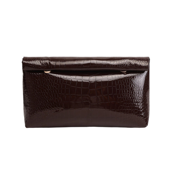 WoElegant Crocodile Pattern Clutch Bag Bowlift