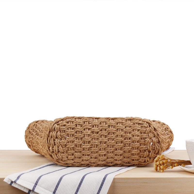 Handmade woven basket bag in Scandinavian style Bowlift