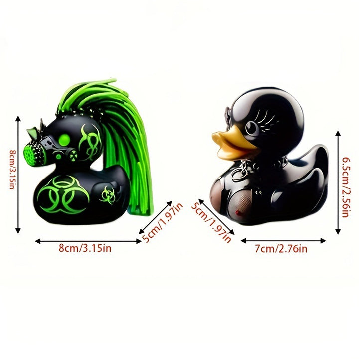 Deko Rubber Duck with Mohawk Bowlift