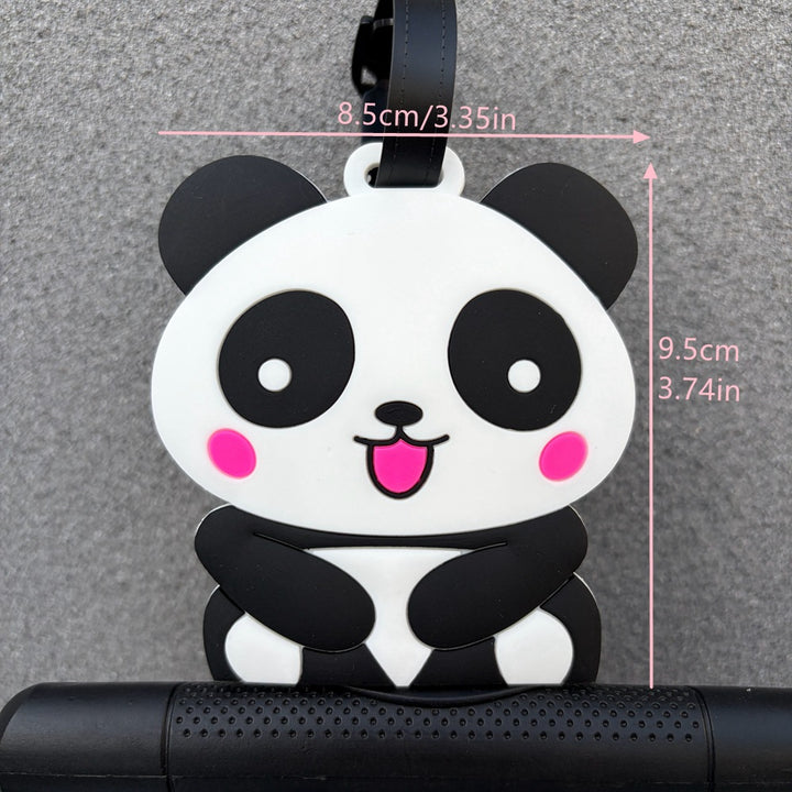 Cute Panda-Shaped Luggage Tag Bowlift