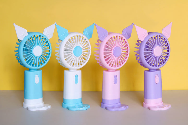 Unisex Portable Mini Fan with Animal Ear Design Bowlift