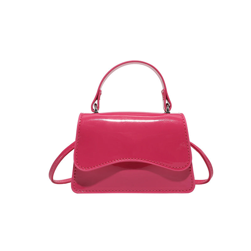 WoStylish Patent Leather Mini Handbag Bowlift