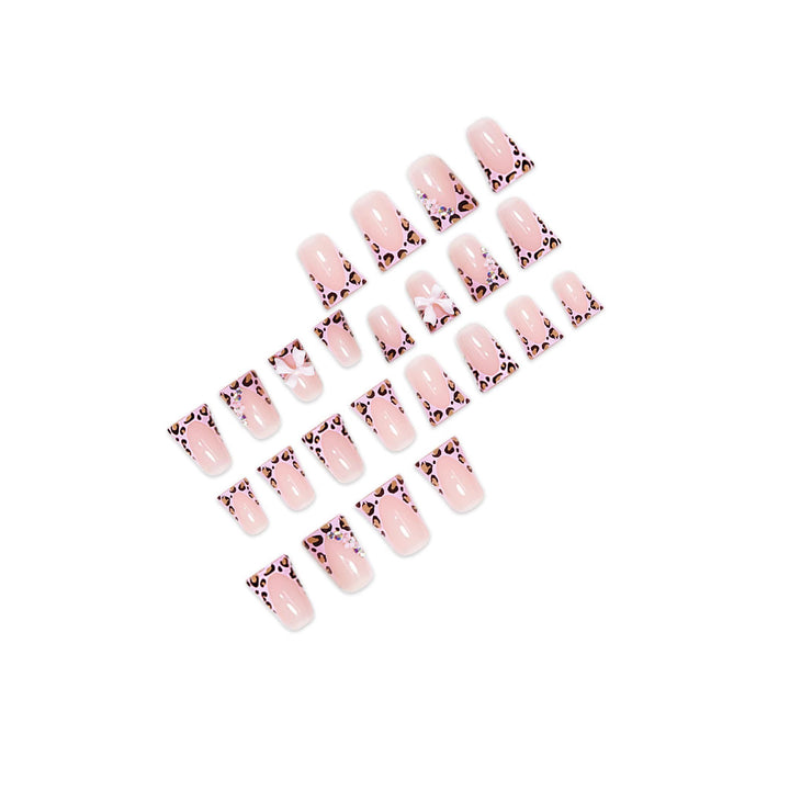 Trendy Animal Print Press-On Nail Set Bowlift