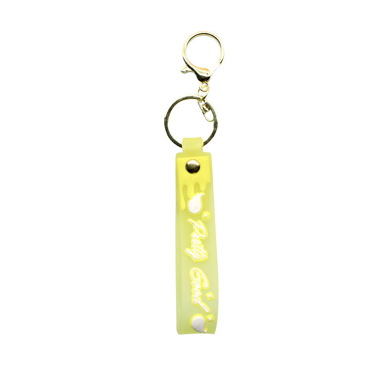 Unisex keychain made of high-quality silicone with playful design Bowlift