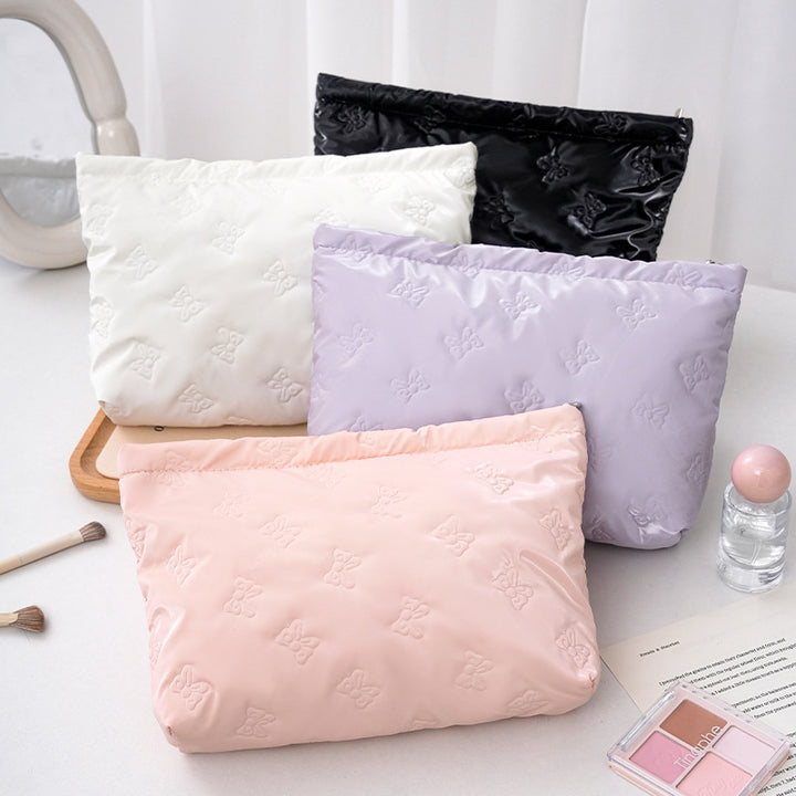 Fashionable Butterfly-Embossed Clutch Bowlift
