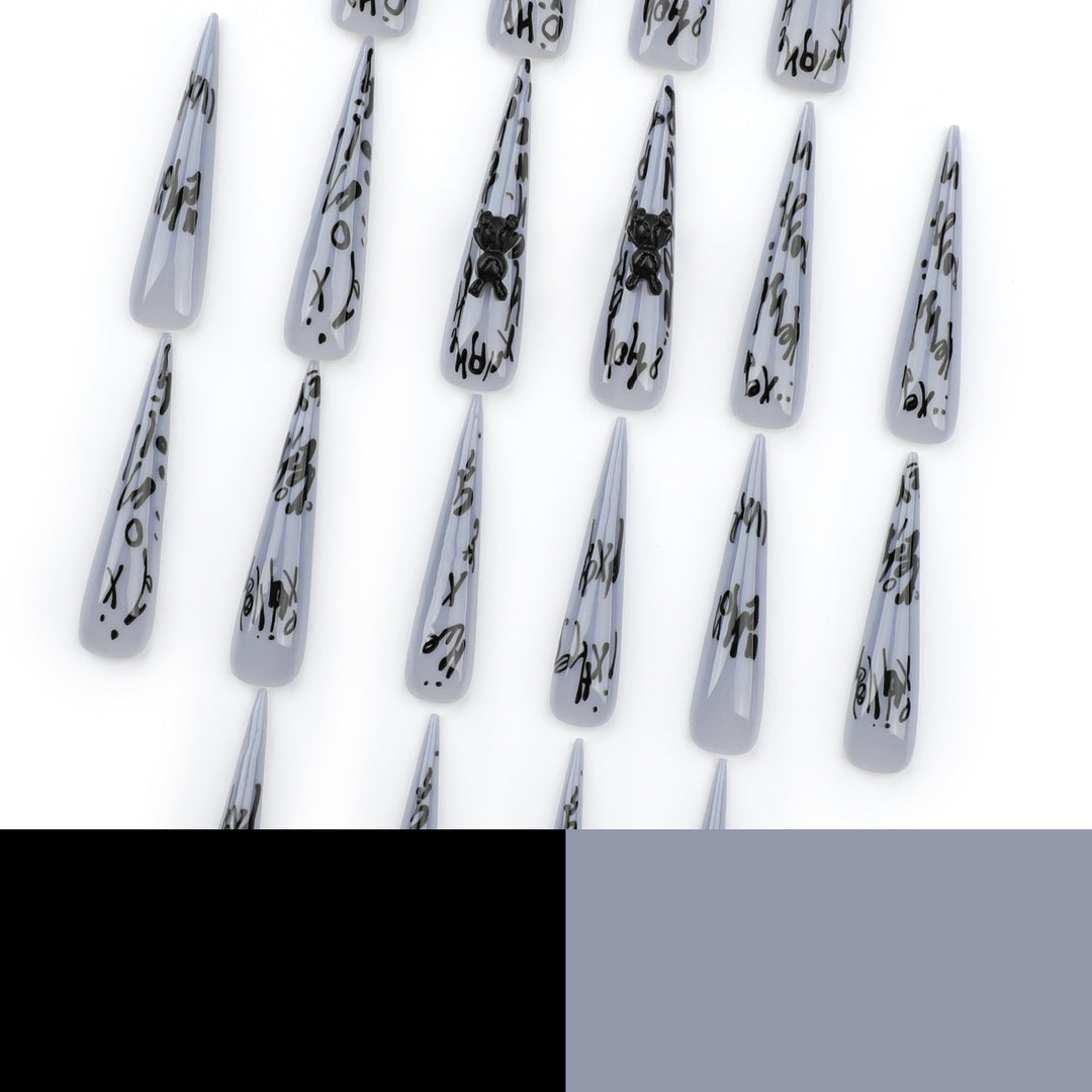 Glamorous long lace nails Bowlift