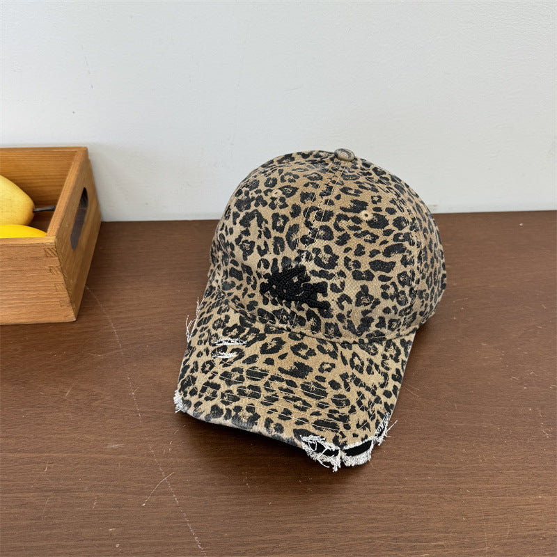 Women's Distressed Vintage Baseball Cap Bowlift