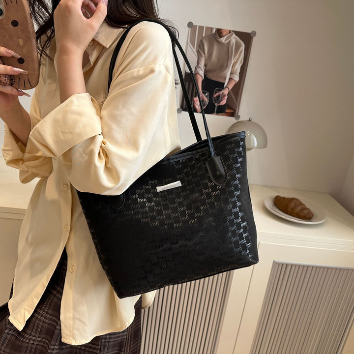 Elegant Textured Tote Bag Bowlift
