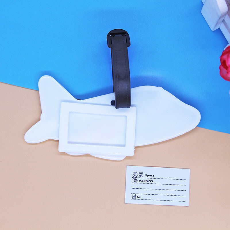 Unisex Airplane-Shaped Luggage Tag Bowlift