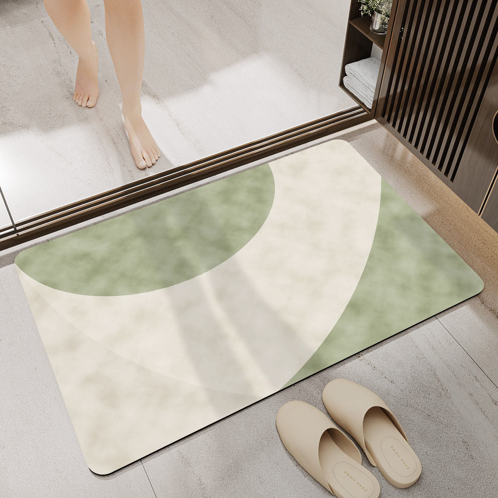 Stylish Abstract Bath Mat Bowlift
