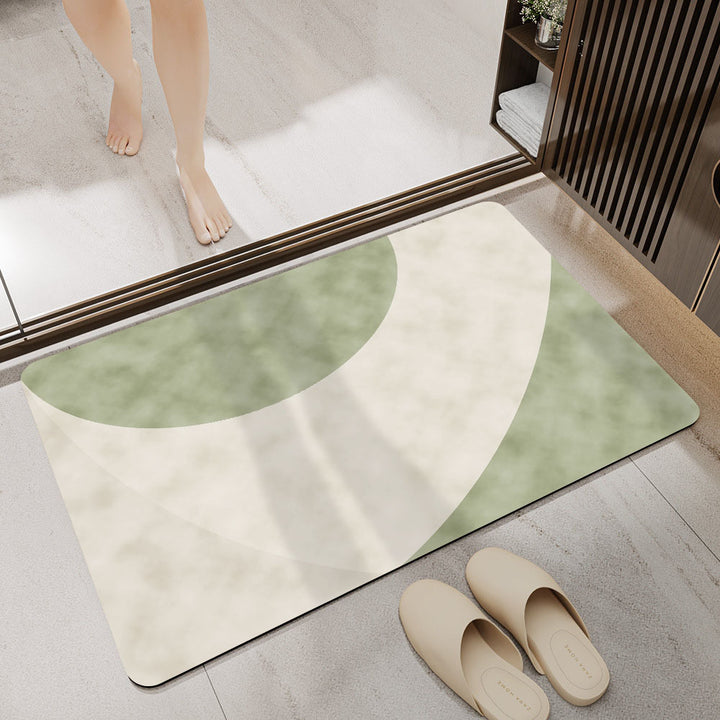 Stylish Abstract Bath Mat Bowlift