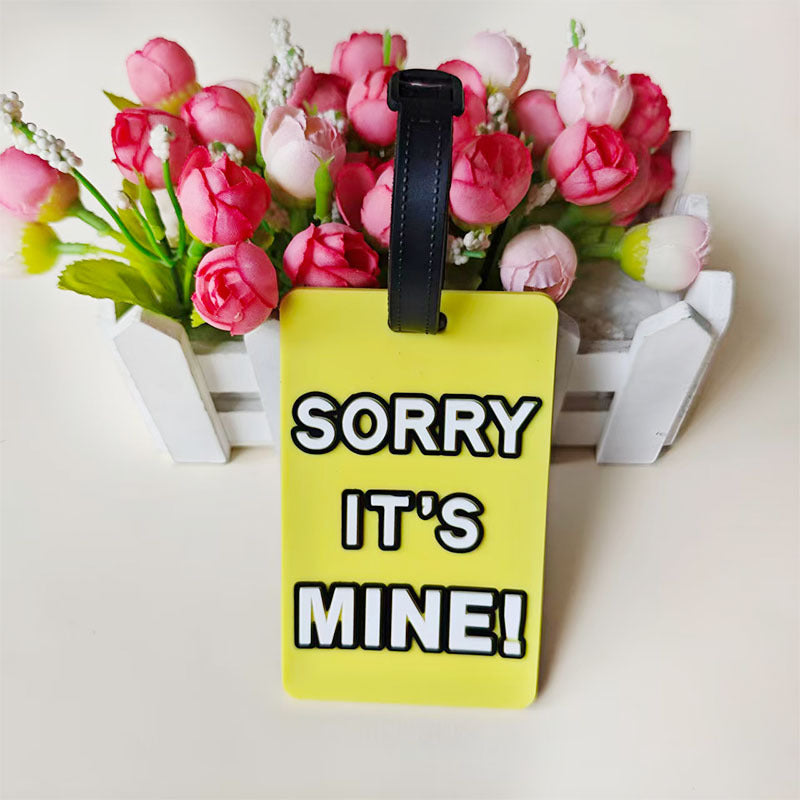 Unisex Fun Statement Luggage Tag Bowlift