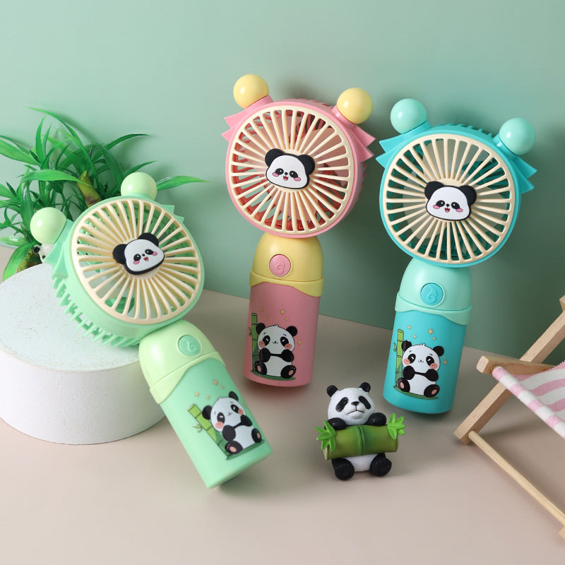 Ladies portable mini fan with cute panda design Bowlift
