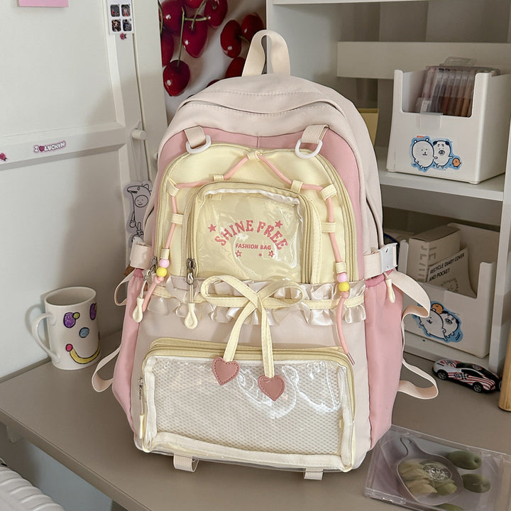 Stylish Multi-Pocket Casual Backpack