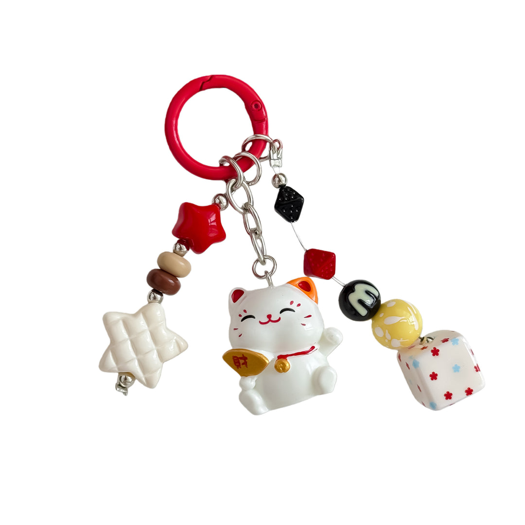Keychain with Cute Cat Design Bowlift