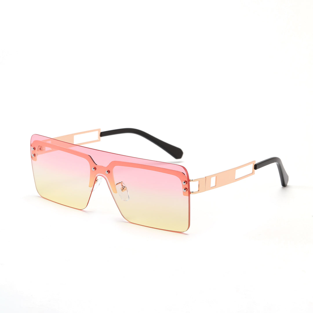 Ladies oversized sunglasses with modern geometric design Bowlift