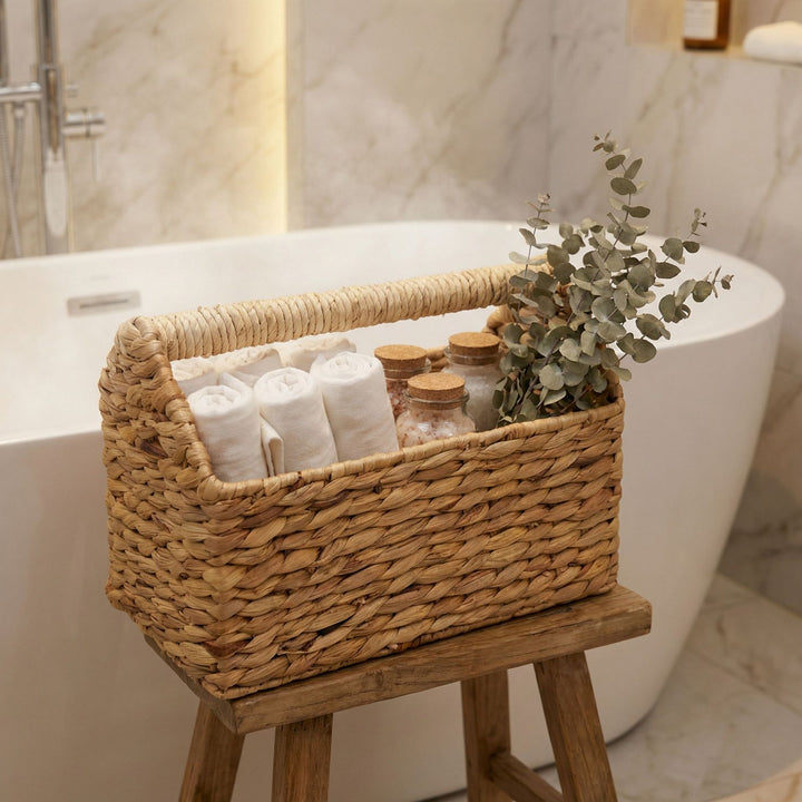 Handcrafted Storage Basket Made of Natural Materials Bowlift