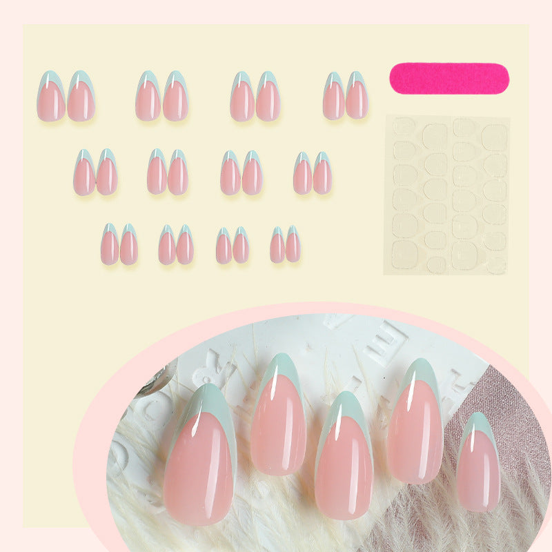 Elegant Press-On Nail Set with Soft Gel Finish Bowlift