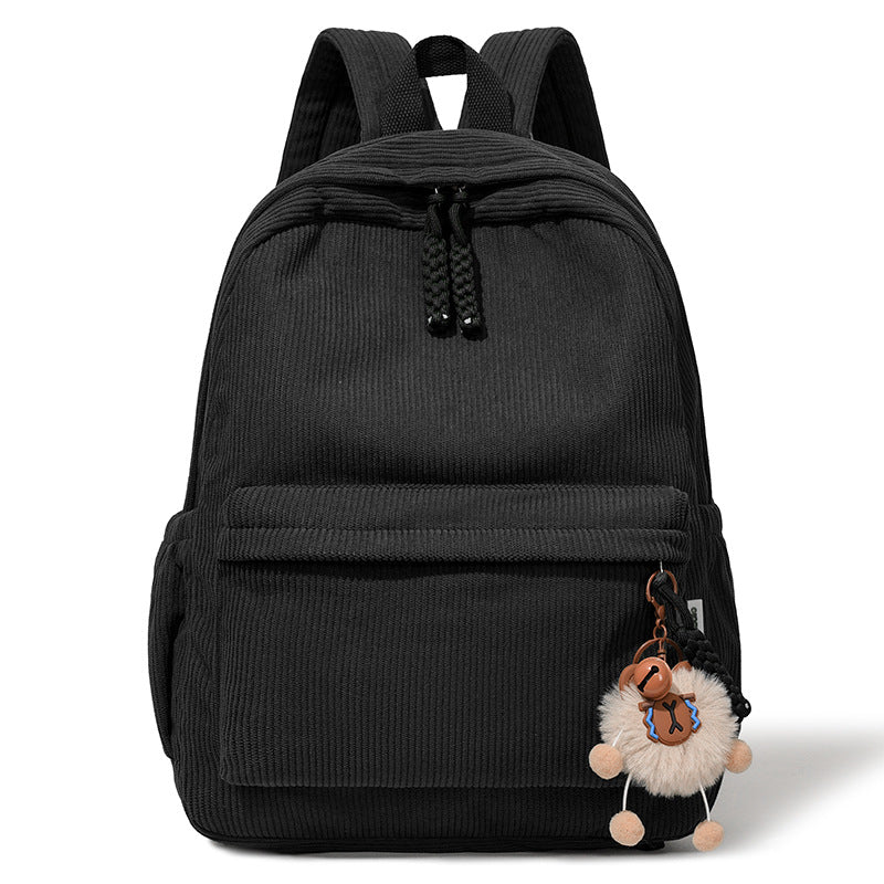 Cute Corduroy Backpack Bowlift