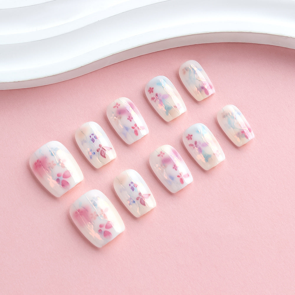 Artistic Floral Nail Art Set Bowlift