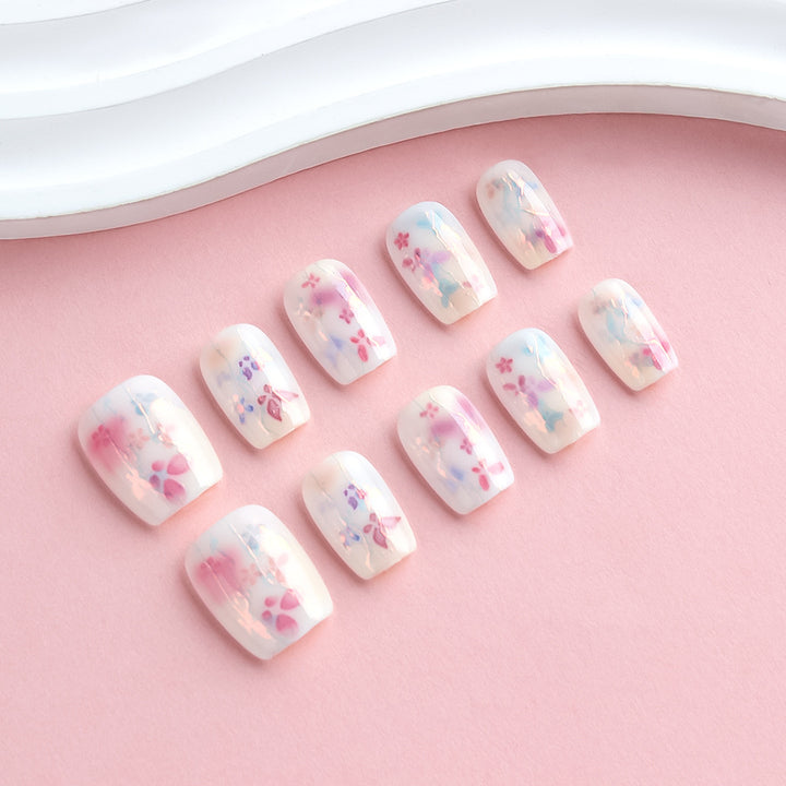 Artistic Floral Nail Art Set Bowlift
