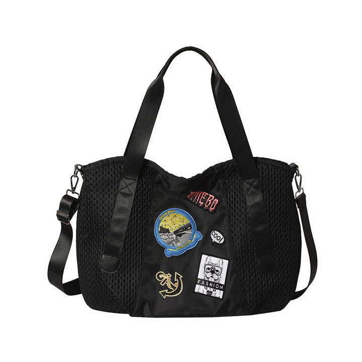 Fashion-Forward Texture-Detail Tote