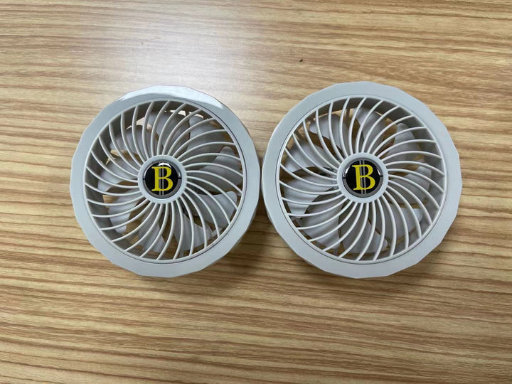 Unisex portable double USB cooling station with integrated power bank and USB charging adapter Bowlift