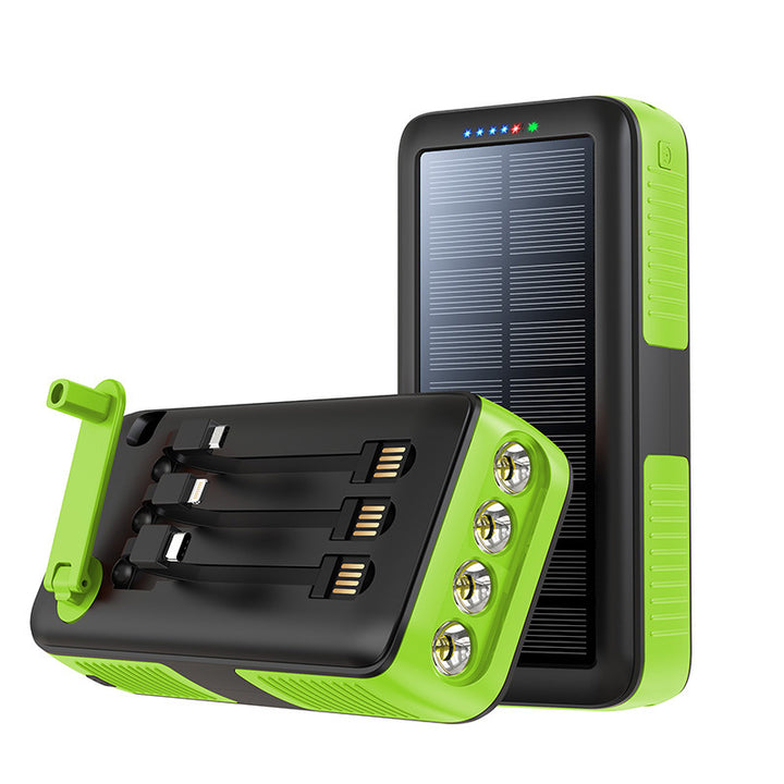 Solar Powerbank with Multifunctional LED Lights Bowlift