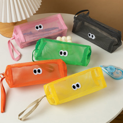 Transparent Mesh Pencil Case Bowlift