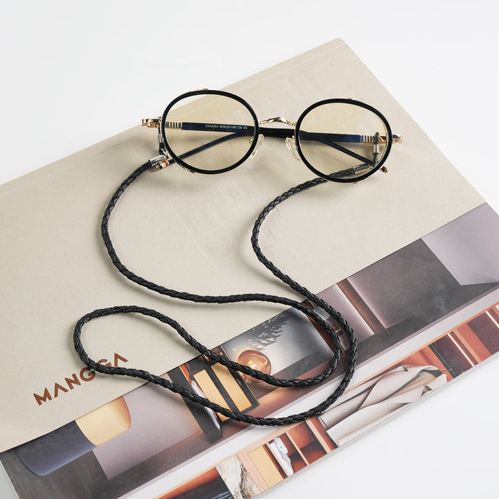 Braided Leather Eyewear Holder Bowlift