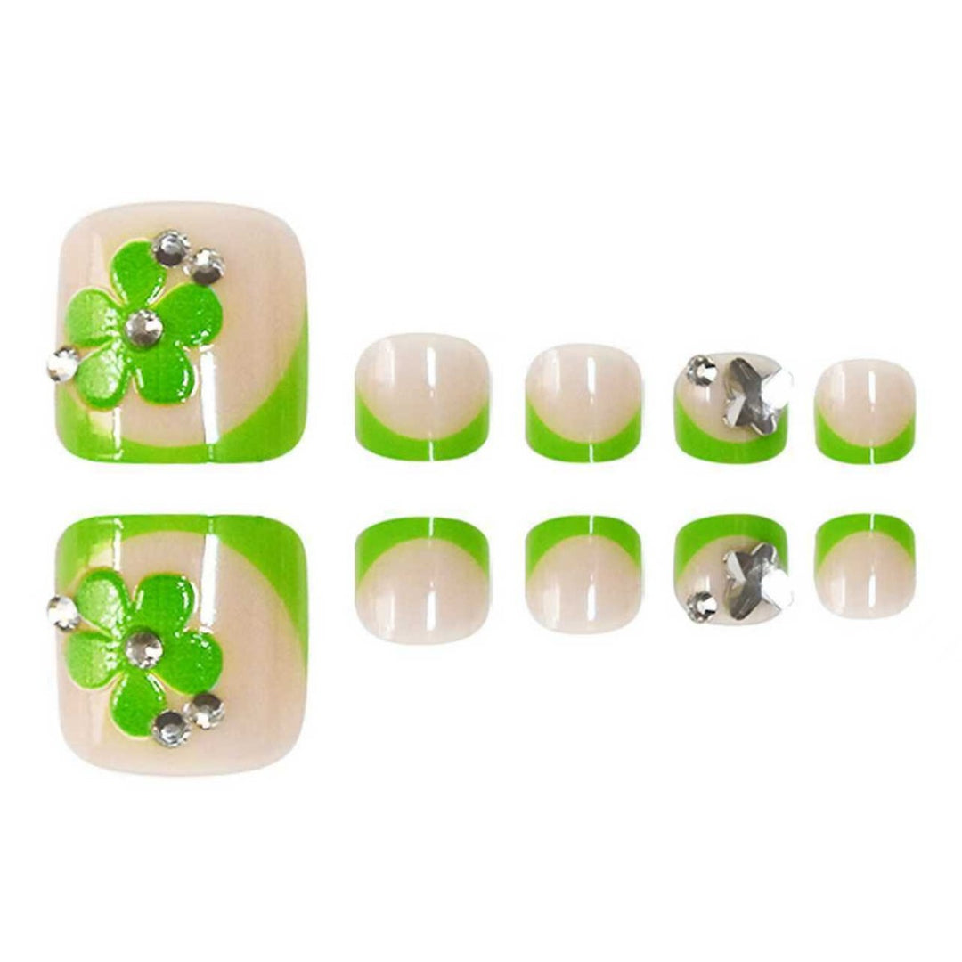 Decorative Toe Nail Art Extensions Bowlift