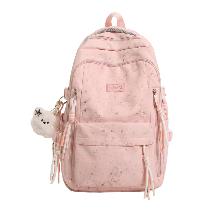 Floral Embossed Backpack