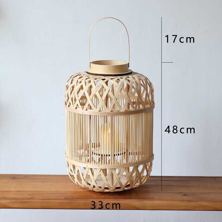 Stylish Rattan Lantern Bowlift