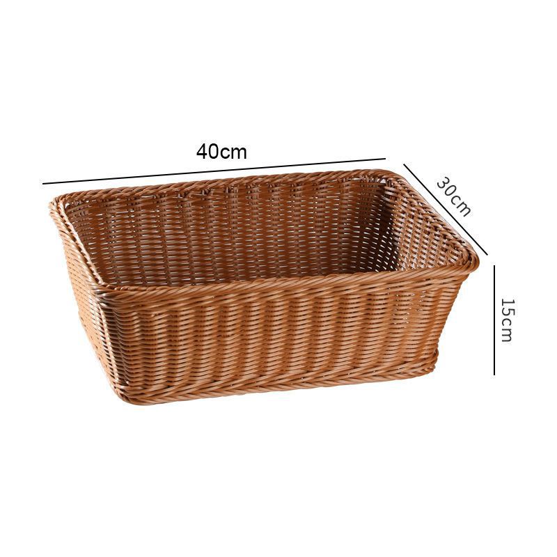 Large Rectangular Woven Storage Tray Bowlift