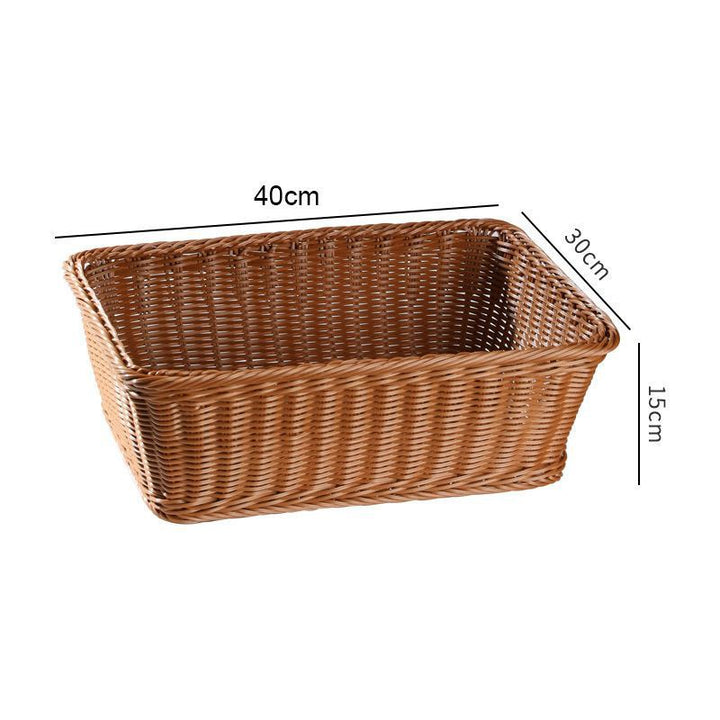 Large Rectangular Woven Storage Tray Bowlift