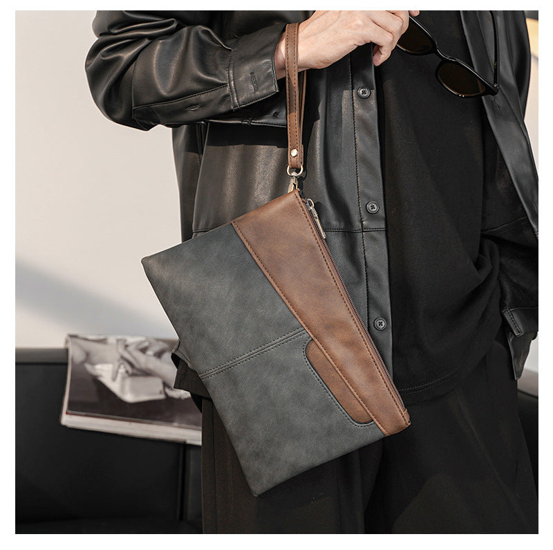 Elegant Leather Clutch Bowlift