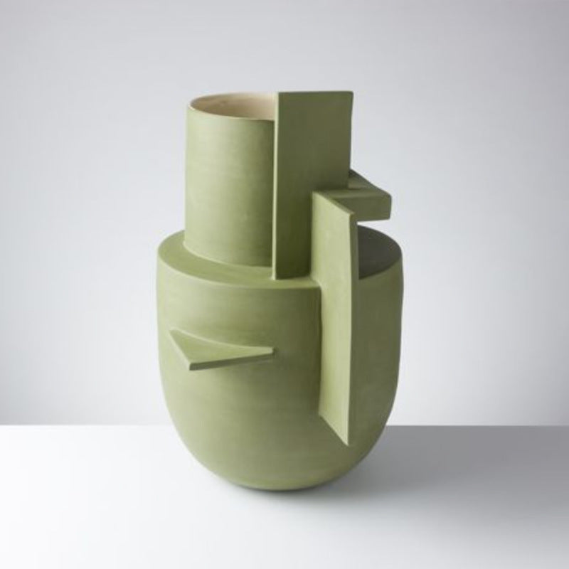 Sculptural Ceramic Vase with Unique Accent