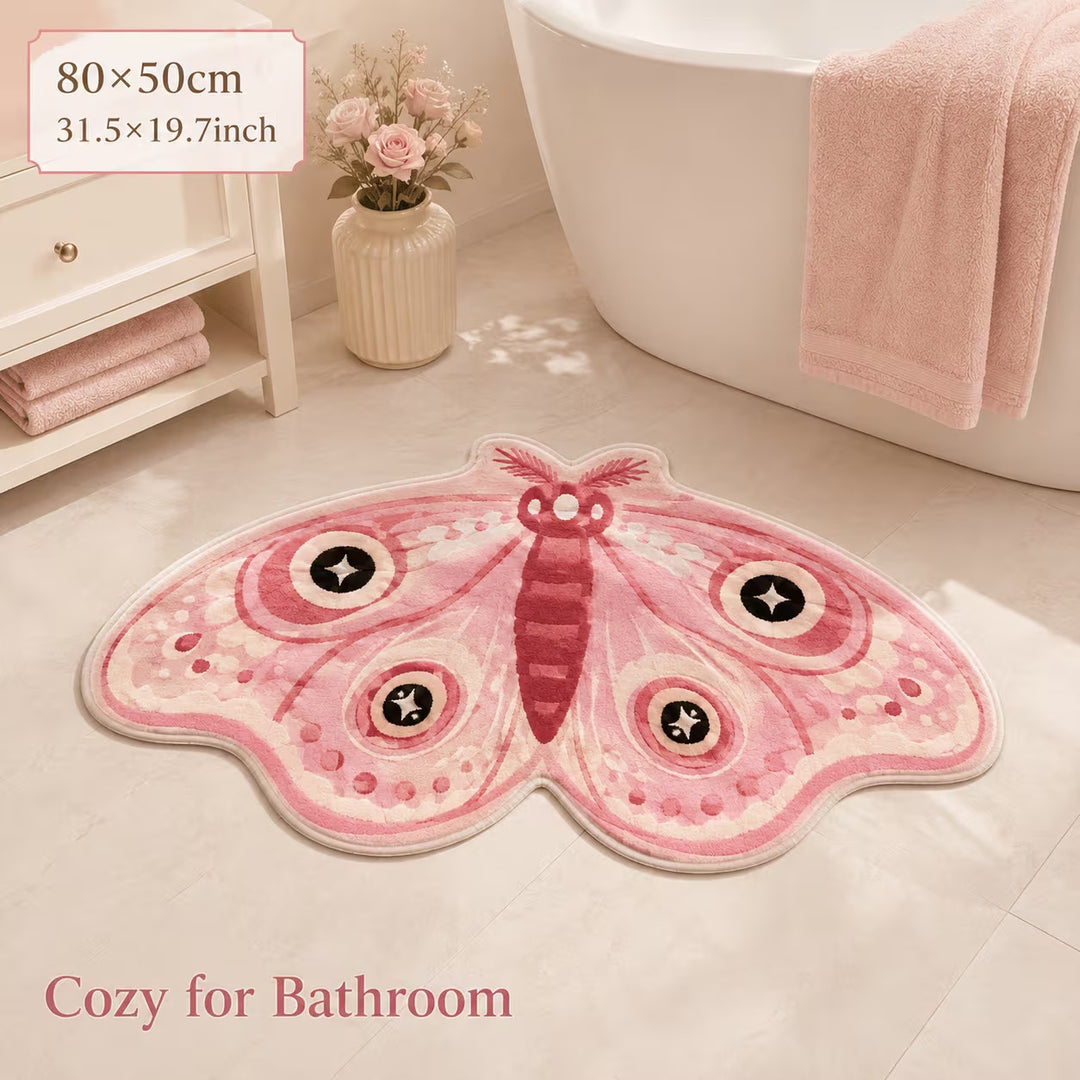Butterfly-Shaped Bath Mat