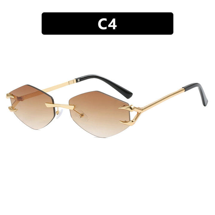 Women's extravagant hexagonal sunglasses with innovative frame and UV protection Bowlift