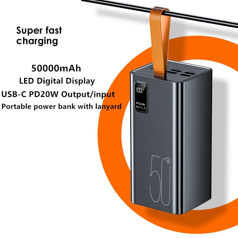 Power bank with digital charging display and high performance Bowlift