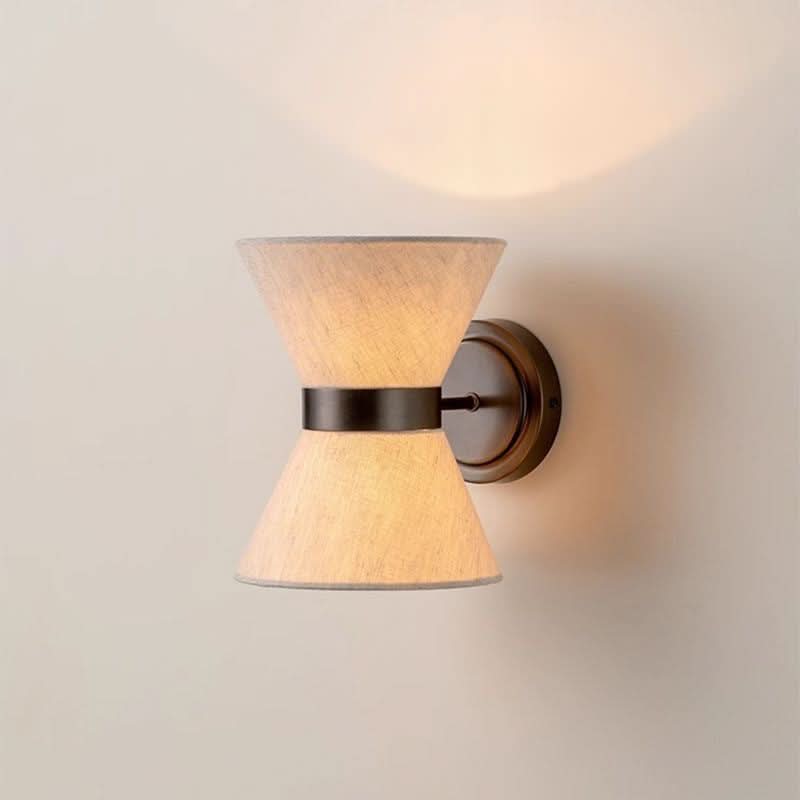 BowLift | Silk Shade Wall Lamp – Modern Wabi Sabi Design