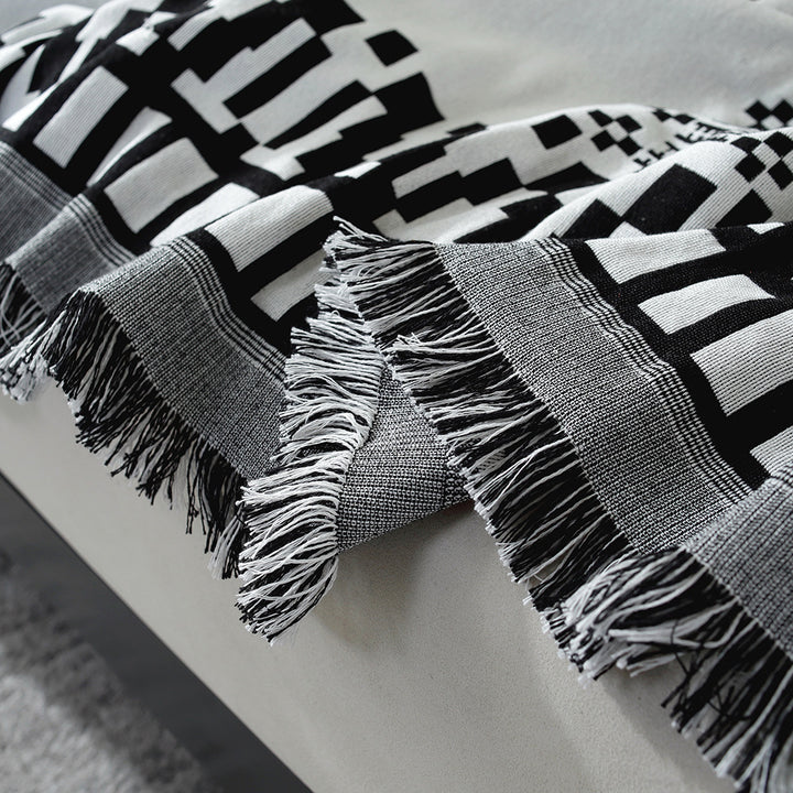Decorative Thick Woven Sofa Throw Cover