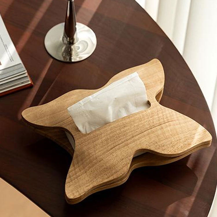 Artistic Wooden Tissue Box Holder