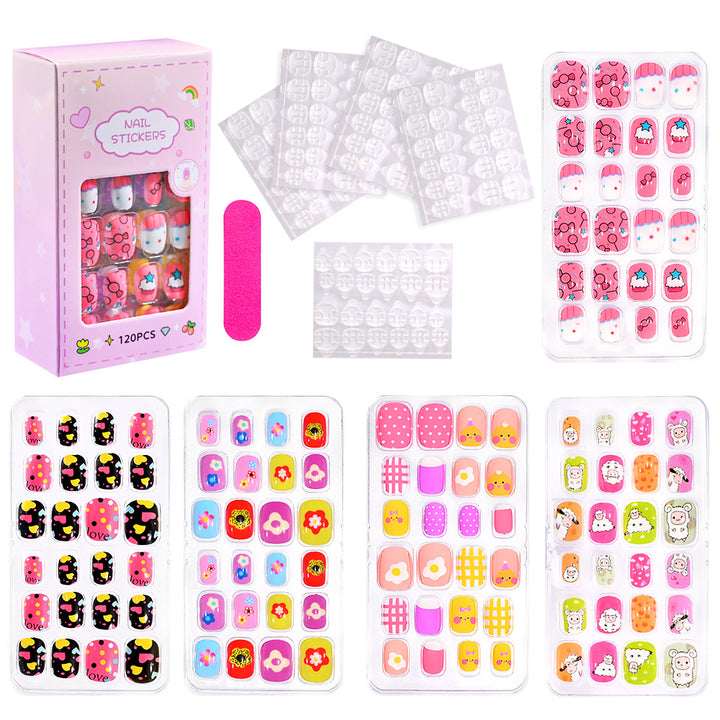 Fun Themed Press-On Nail Set Bowlift