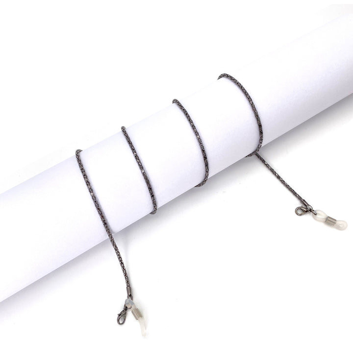 Chic Crystal-Accented Eyewear Chain Bowlift