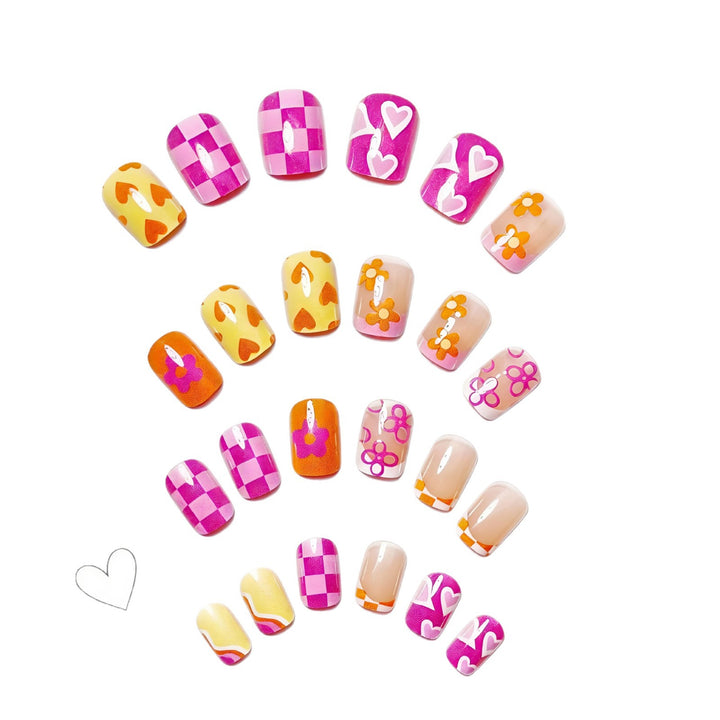 Vibrant Floral Nail Art Bowlift