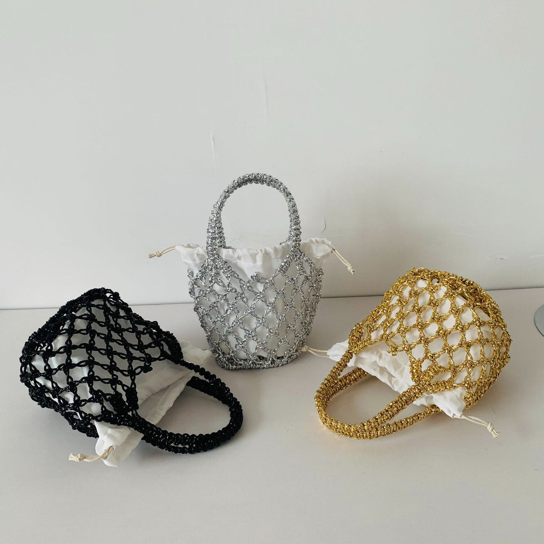 Net shopping bag with interior lining Bowlift